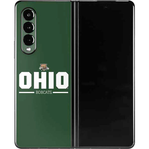 Ohio University Ohio Bobcats Logo Galaxy Z Fold3 5G Skin